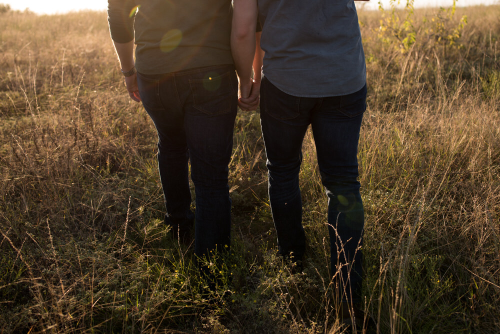 Couple Session at Tandy Hills Natural Area