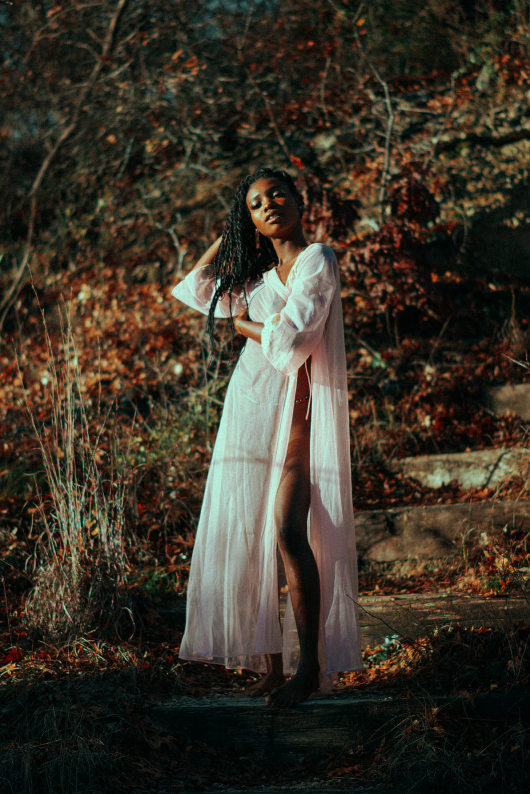 Winter Boudoir Session Fort Worth Outdoor Boudoir Photographer