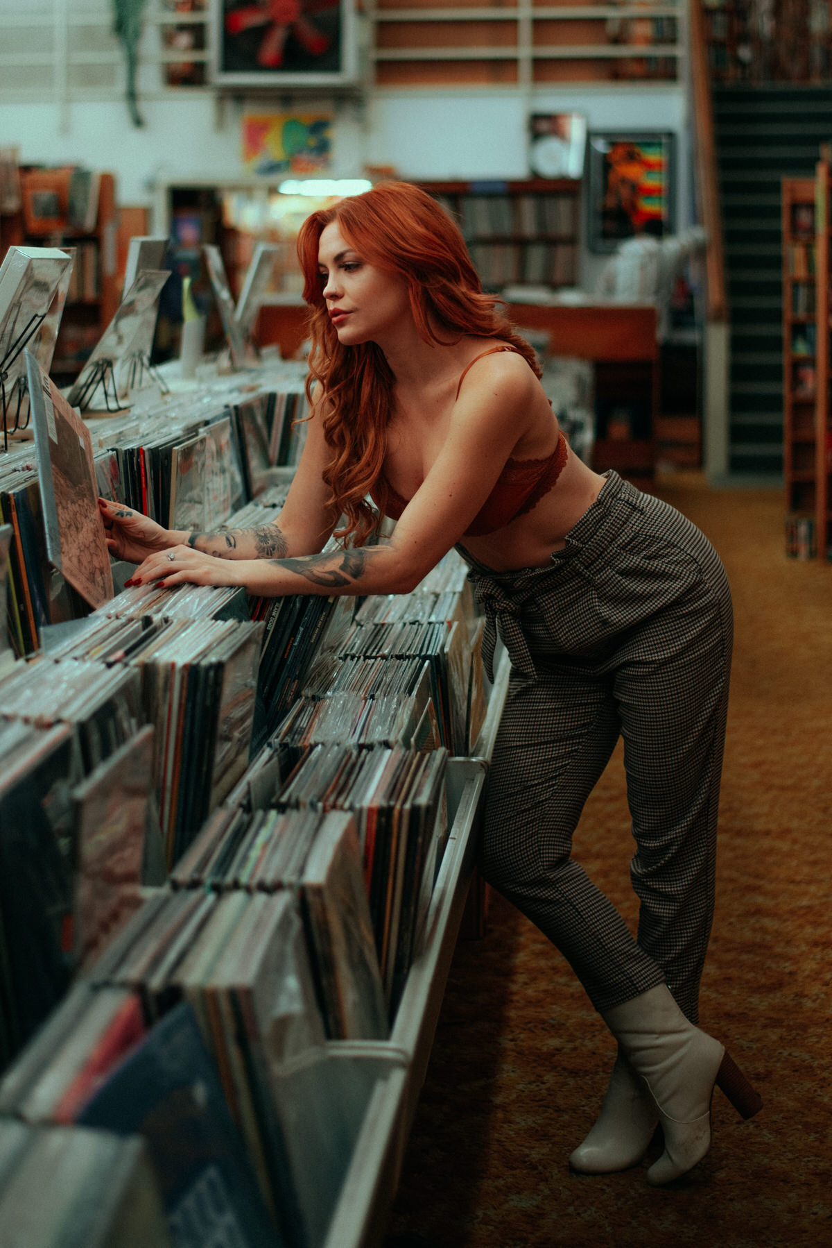 Bookstore & Record Store Shoot Denton 