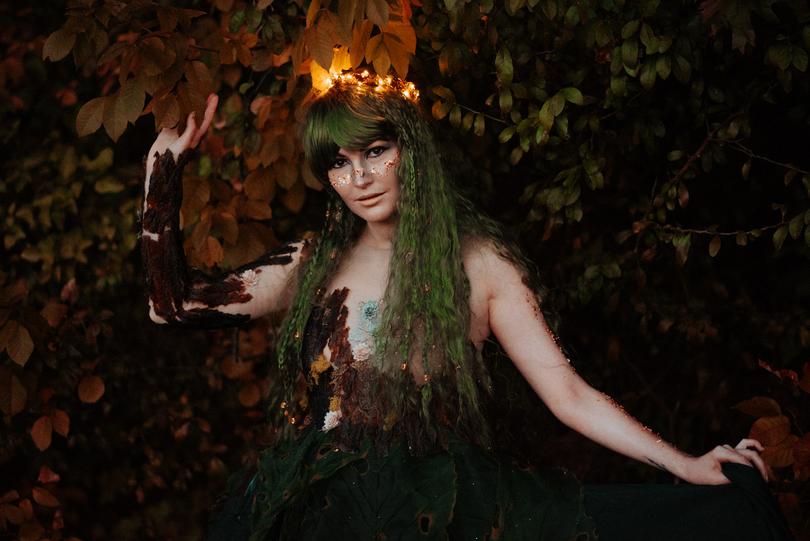 Forest nymph costume